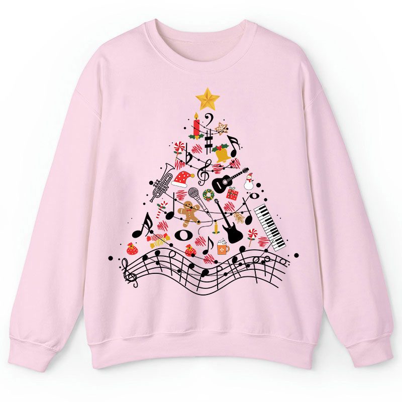 Musical Christmas Tree Teacher Sweatshirt