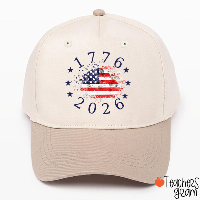 USA 250th Anniversary 1776-2026 Teacher Baseball Cap