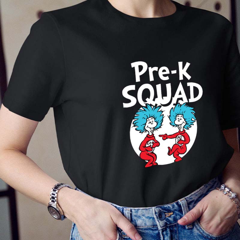 Personalized Grade Squad Teacher T-Shirt