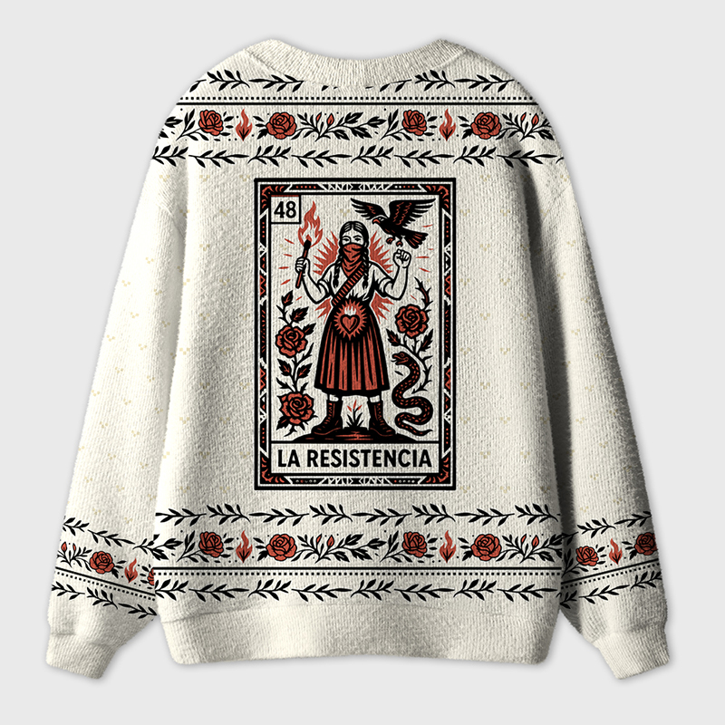 La Resistencia Teacher Ugly Cardigan Sweaters