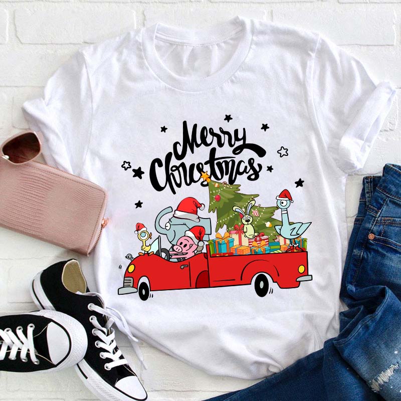 Merry Christmas Have A Nice Christmas Teacher T-Shirt