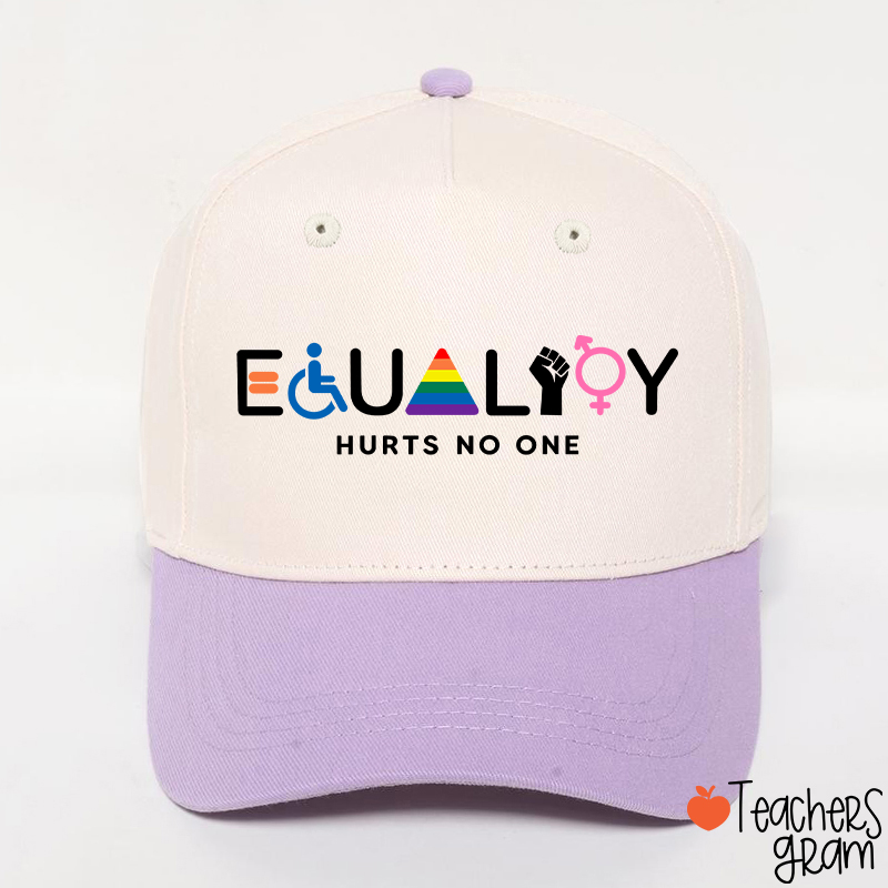 Equality Hurts No One Teacher Baseball Cap