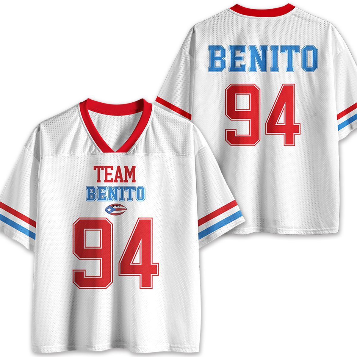 Personalized Super Bowl Teacher Mesh Jersey