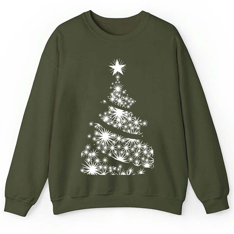 Shining Stars Christmas Tree Teacher Sweatshirt