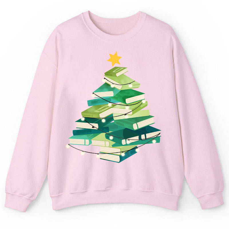 Christmas Book Teacher Sweatshirt