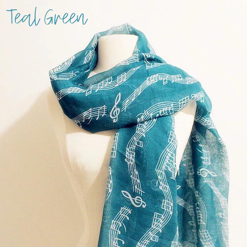 Music Note Scarf