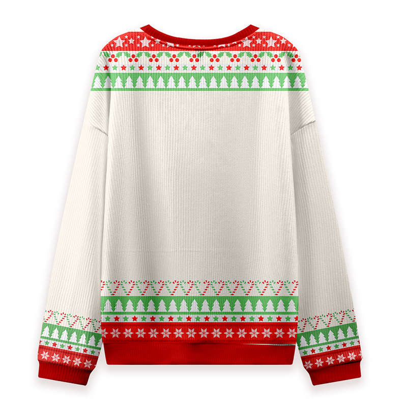 Mr Christmas Merry Christmas Teacher Knit Sweatshirt