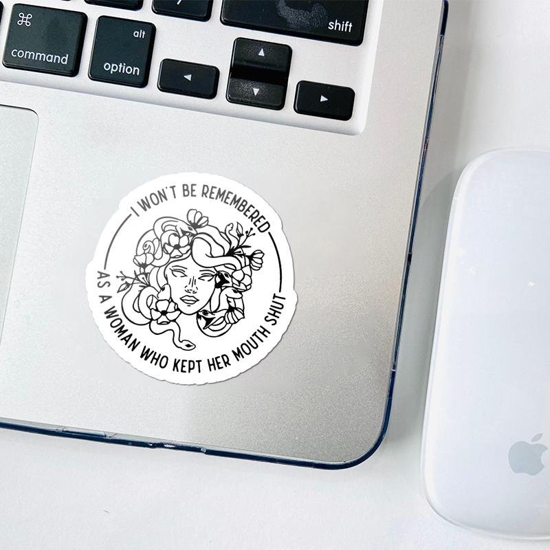 I Won't Be Remembered Teacher Stickers