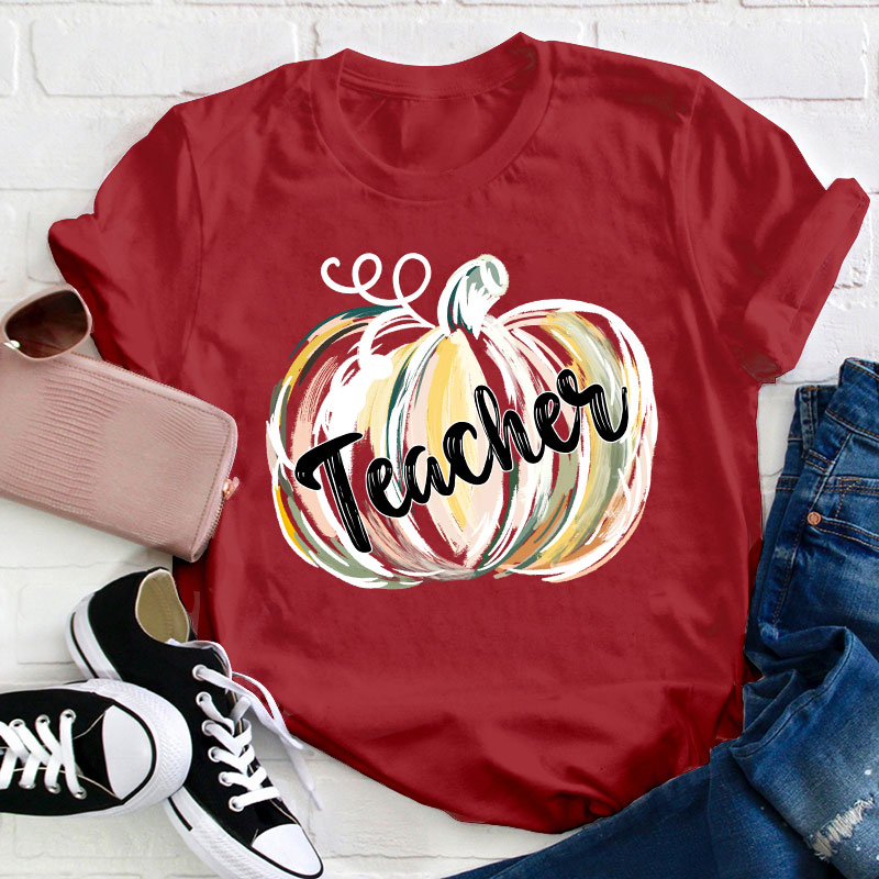 Pumkin Teacher T-Shirt