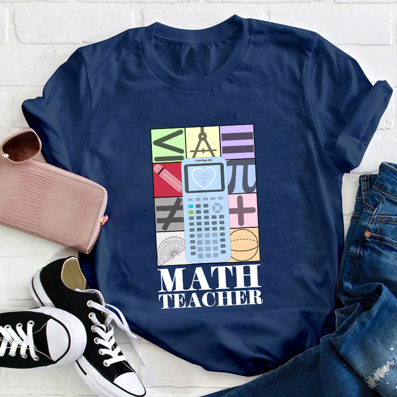 Calculator Math Teacher T-Shirt