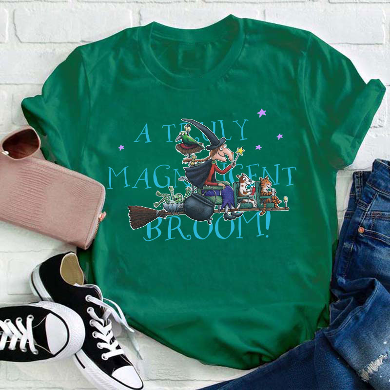Room On The Broom Witch Teacher T-Shirt