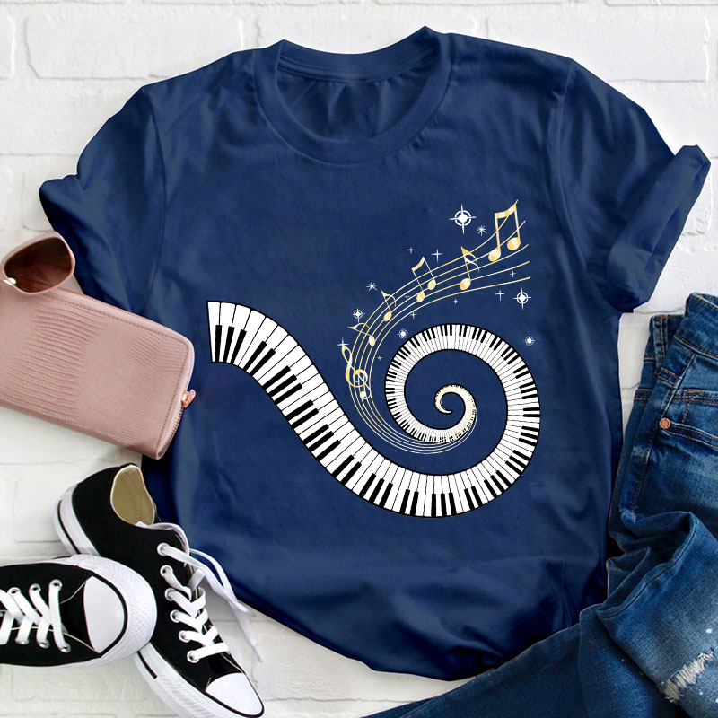 Follow The Rhythm Of The Music Teacher T-Shirt