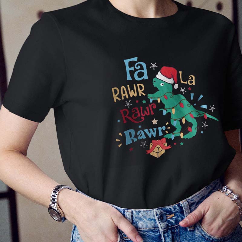 Fa Rawr Rawr Rawr La Teacher T-Shirt
