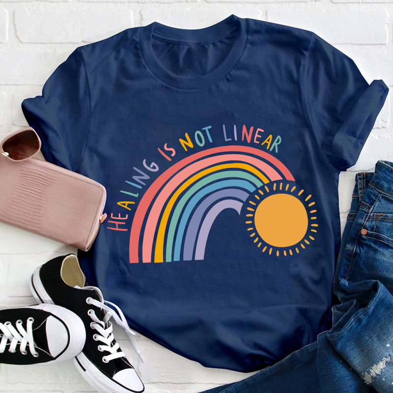 Healing Is Not Linear Teacher T-Shirt