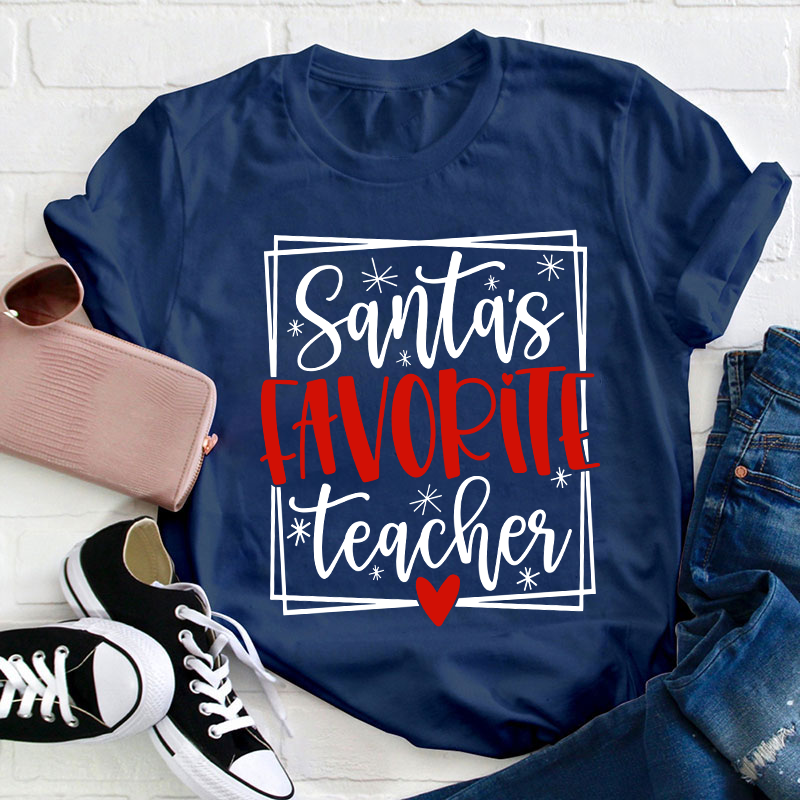 Santa's Favorite Teacher T-Shirt