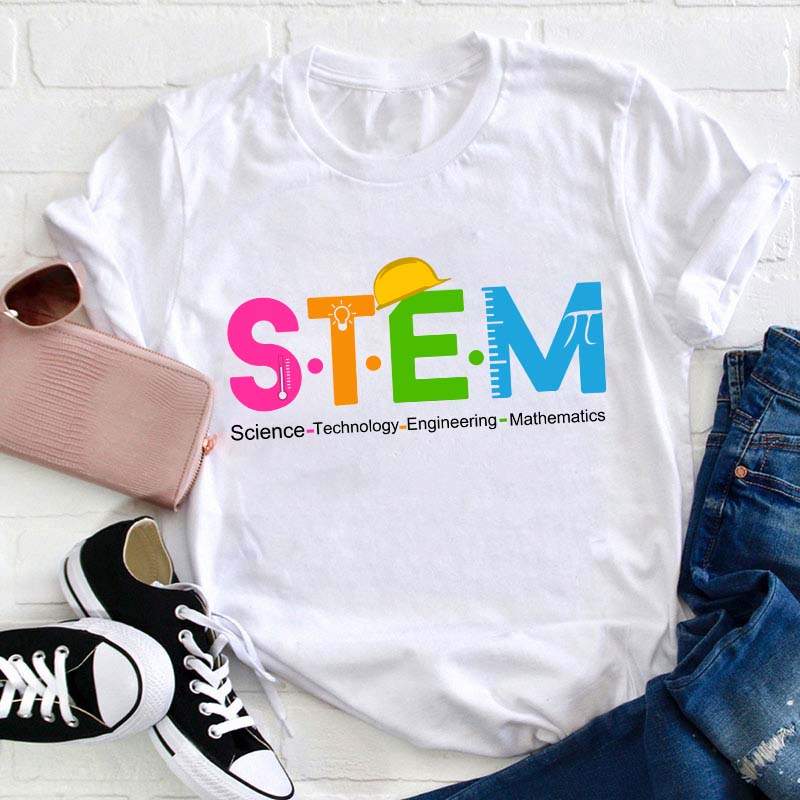 Science Technology Engineering Mathematics Teacher T-Shirt