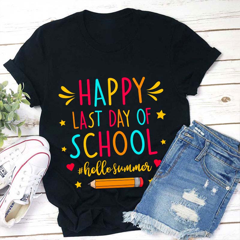 Happy Last Day Of School Star T-Shirt