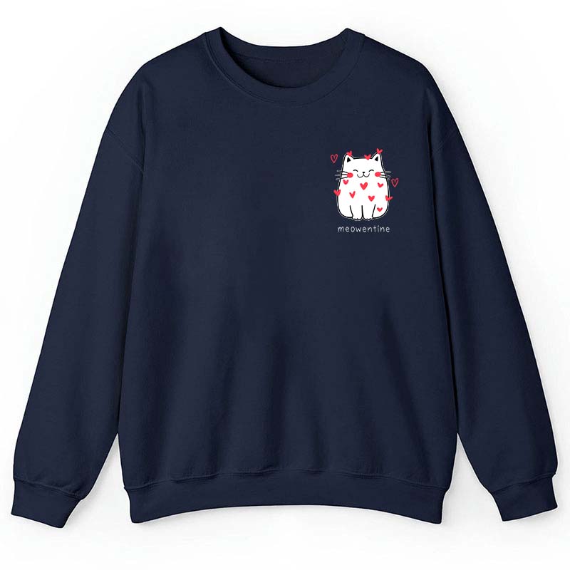 Meowentine Teacher Sweatshirt
