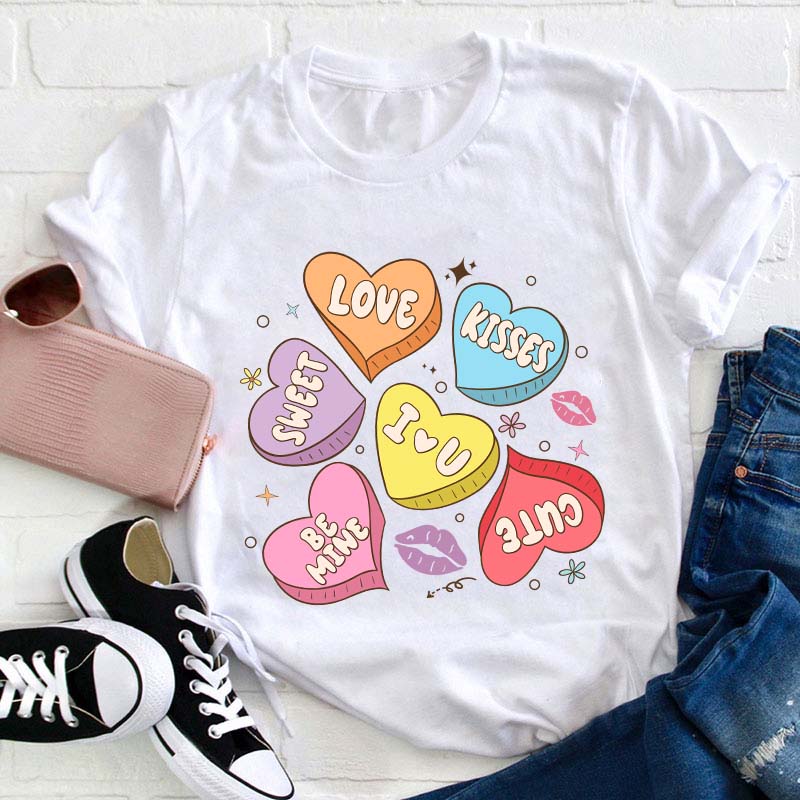 Love Candy Teacher T-Shirt