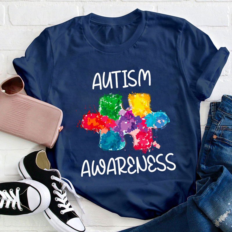Autism Awareness Teacher T-Shirt
