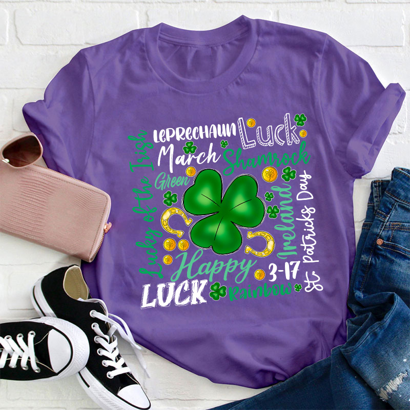Happy St Patrick's Day Teacher T-Shirt