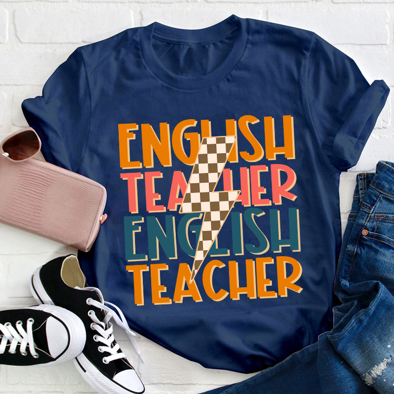 Lightning English Teacher T-Shirt