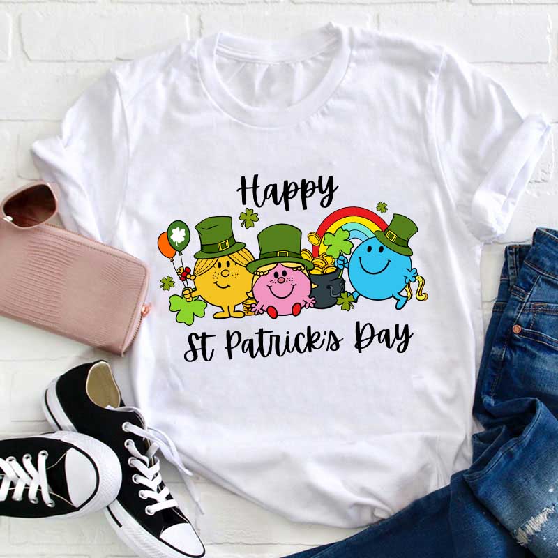 Happy Saint Patrick's Day Teacher T-Shirt