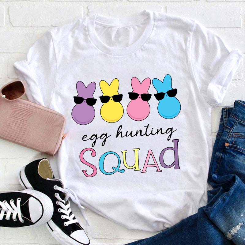 Egg Hunting Squad Teacher T-Shirt