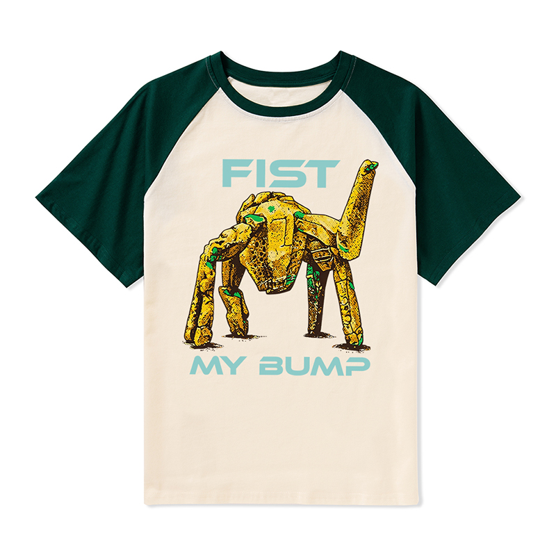 Fist My Bump Teacher Raglan T-Shirt