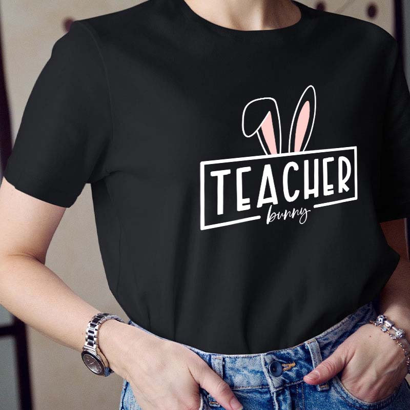 Teacher Bunny Teacher T-Shirt