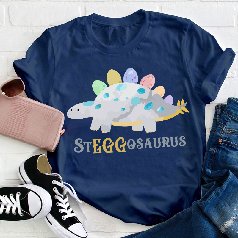 Dinosaur Easter Teacher T-Shirt