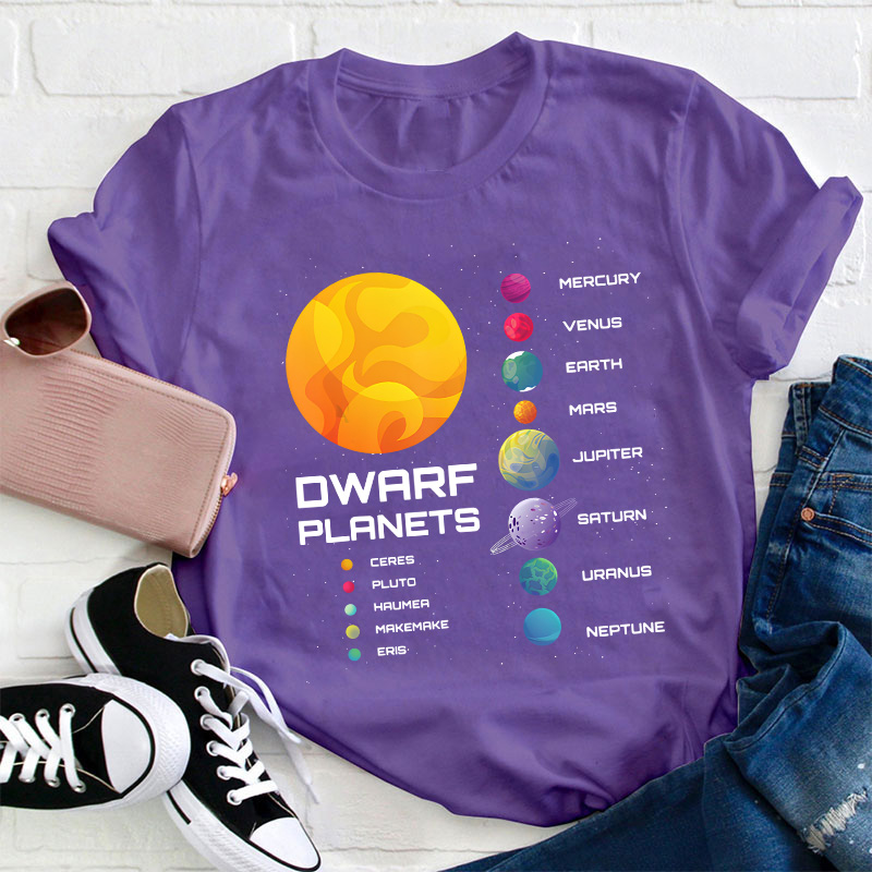 Dwarf Planets Teacher T-Shirt
