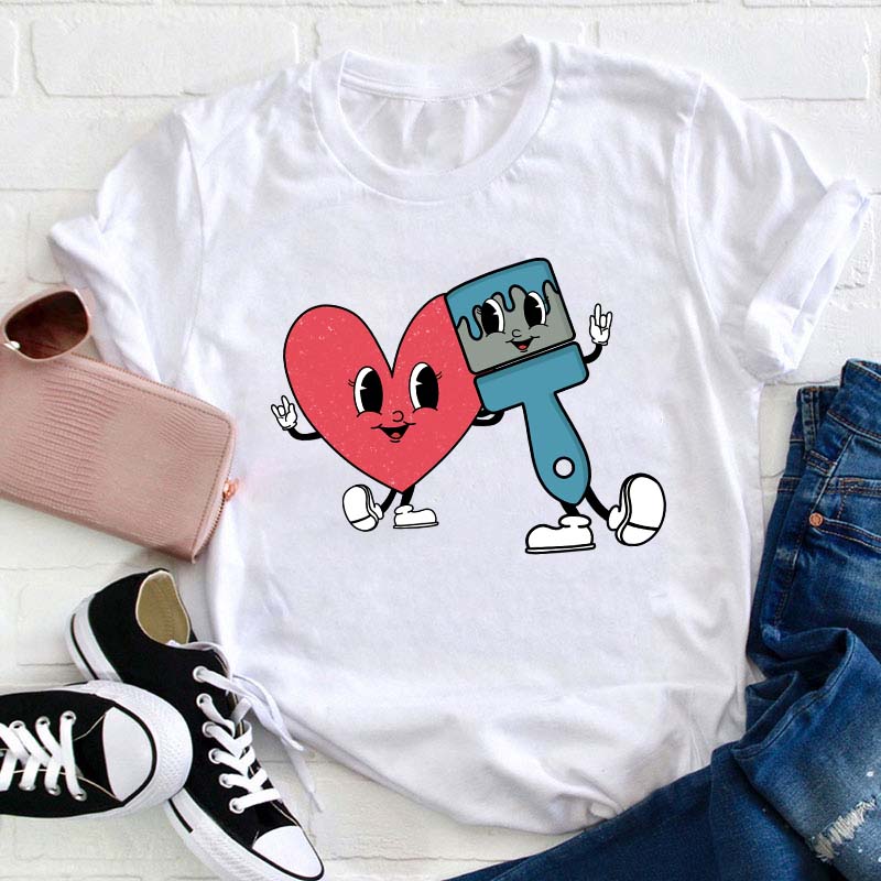 Love Art Teacher T-Shirt