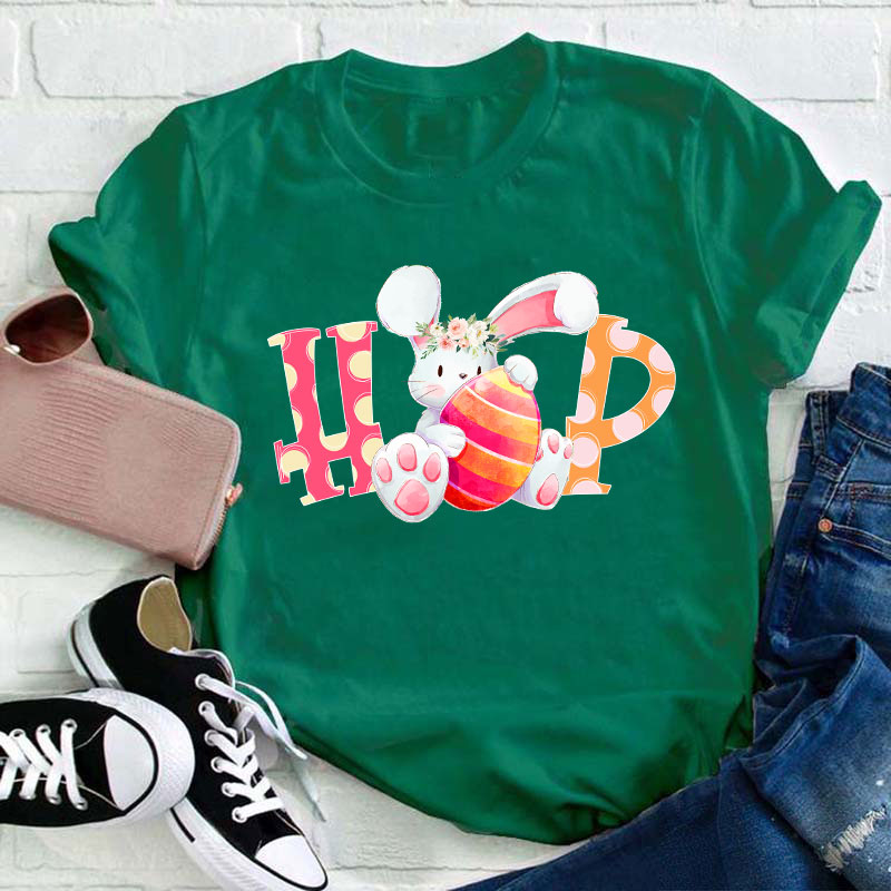 Hip Hop Bunny Teacher T-Shirt
