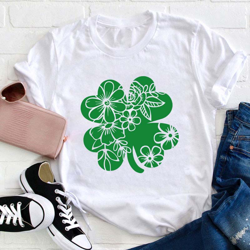 Lucky Shamrock Teacher T-Shirt