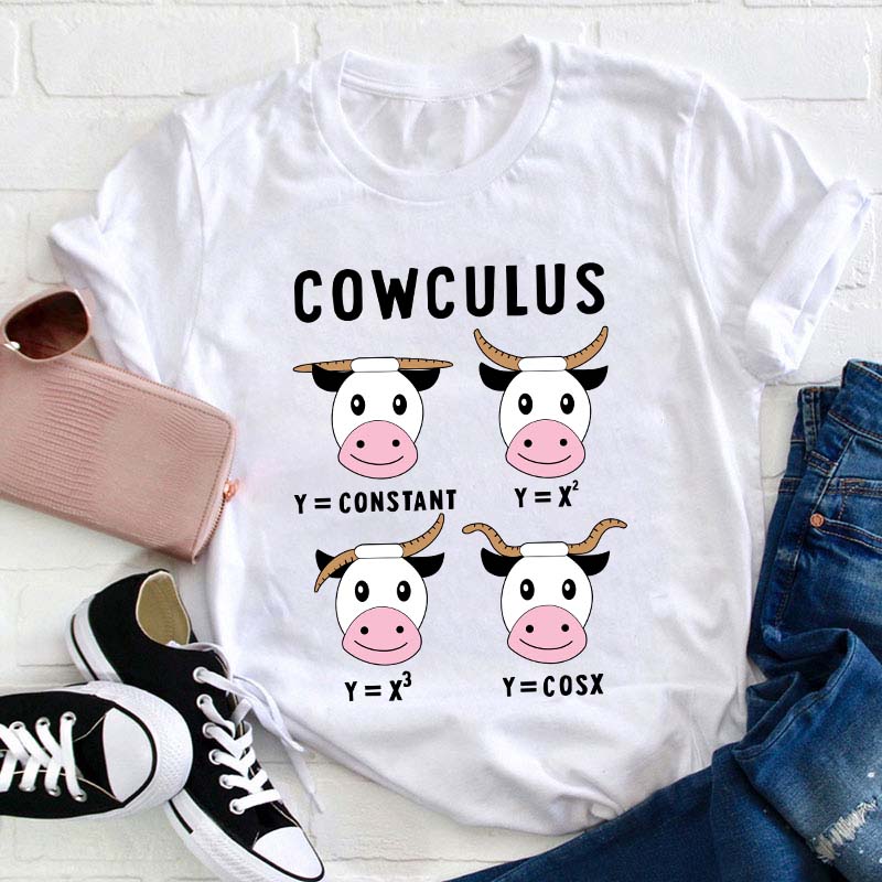 Cowculus Teacher T-Shirt