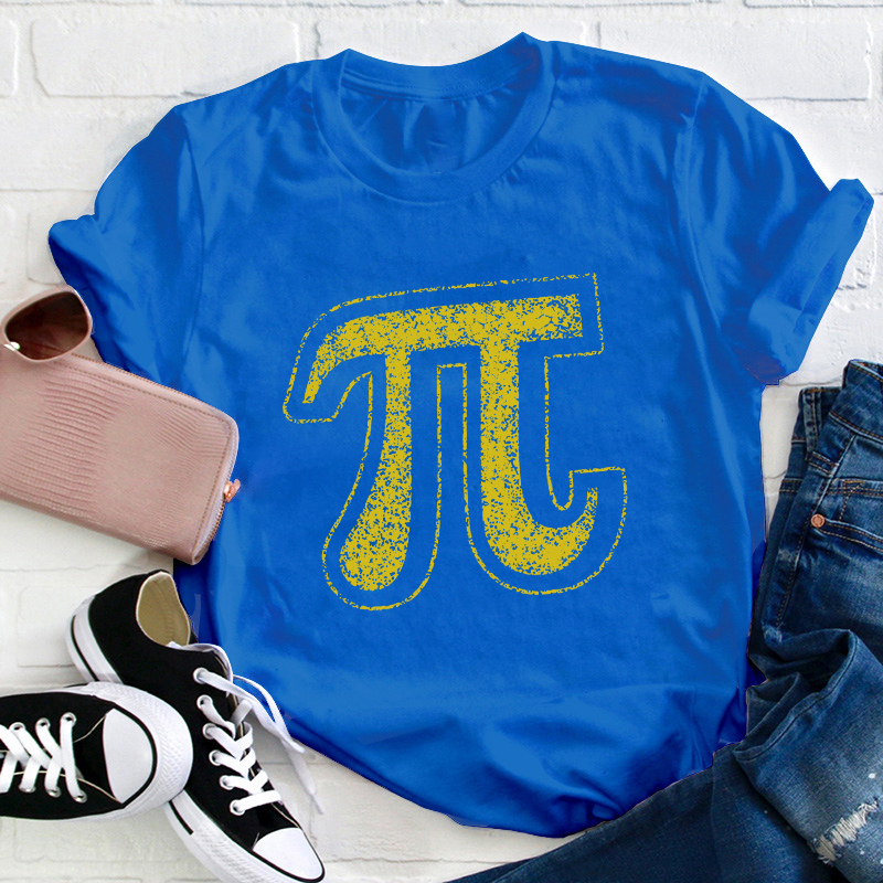 Pi Symbol Teacher T-Shirt