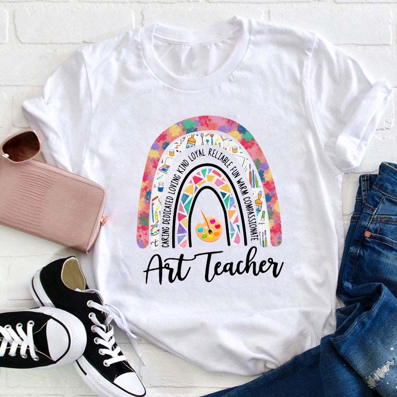 Caring Dedicated Art Teacher T-Shirt