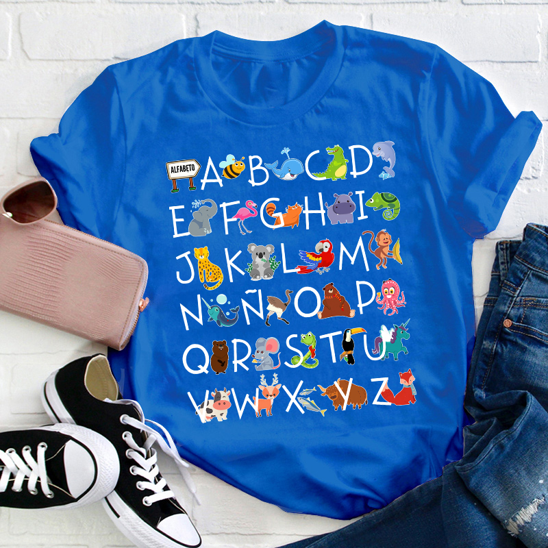Spanish Alphabet Teacher T-Shirt