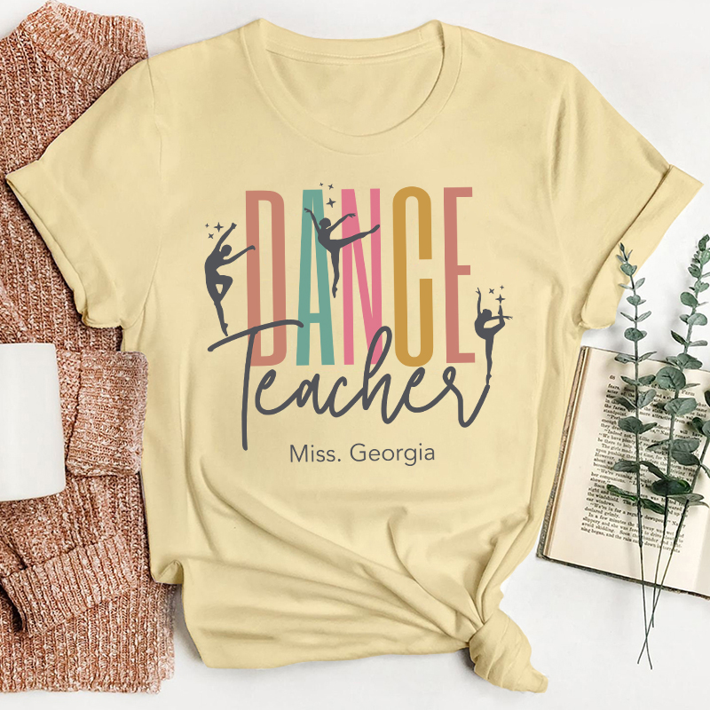 Personalized In My Dance Era Teacher T-Shirt