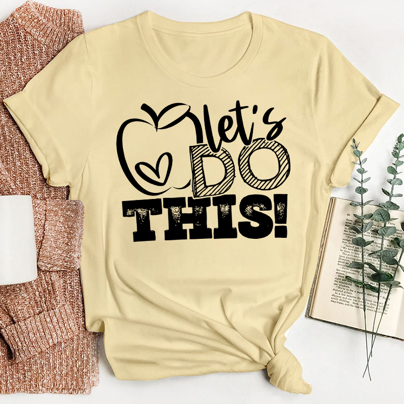 Kiddo Let's Do It Teacher T-Shirt