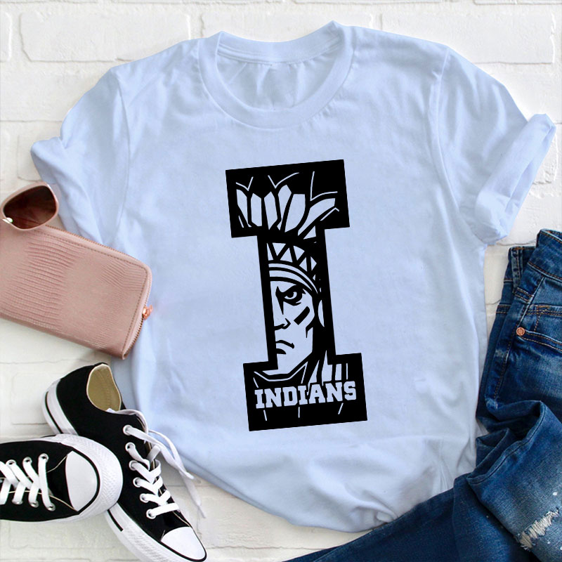 Personalized Sports Fan Team Mascot Teacher T-Shirt