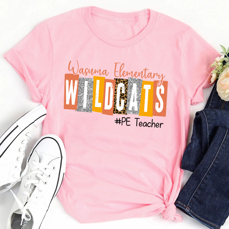 Personalized School Spirit Cheer For You Teacher T-Shirt