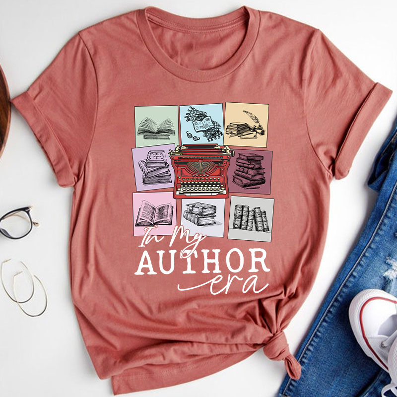 In My Author Era Teacher T-Shirt