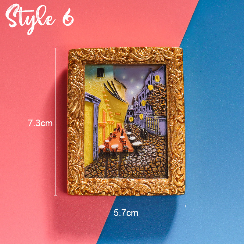 World Famous Painting Van Gogh Series Refrigerator Magnet