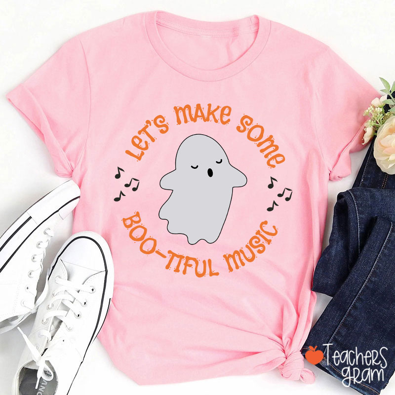 Let's Make Some Boo Tiful Music Teacher T-Shirt