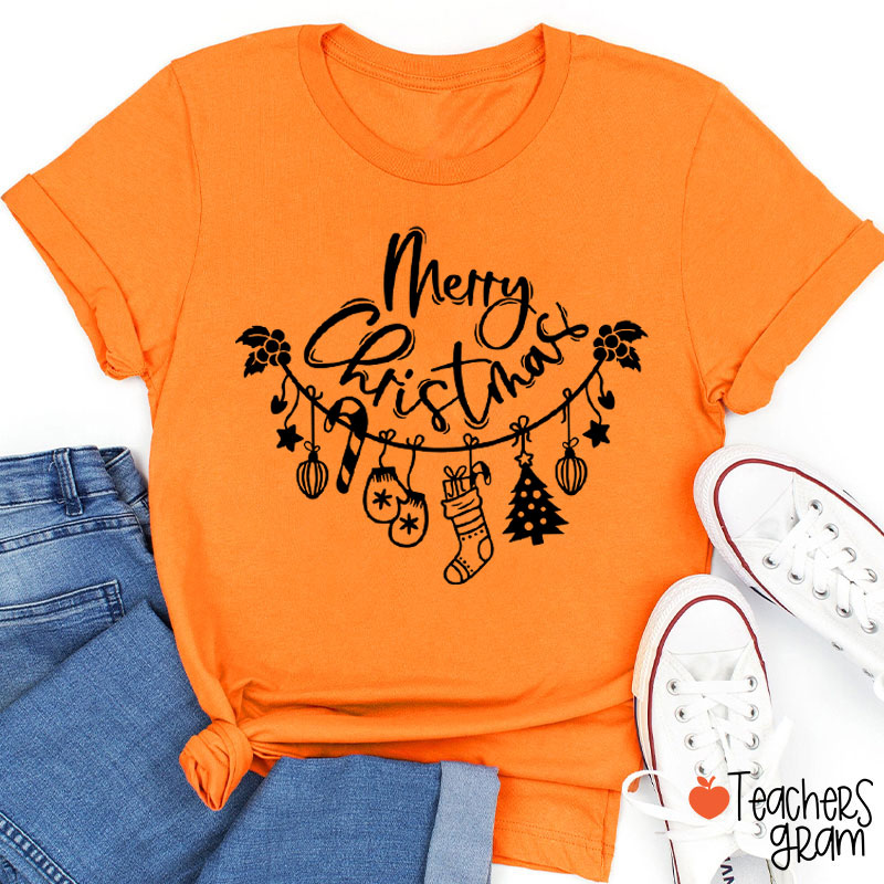 Merry Christmas Teacher T-Shirt