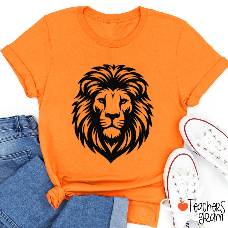 Personalized Mascot Silhouette School Spirit Teacher T-Shirt