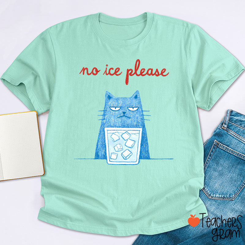 No Ice Please Teacher T-Shirt