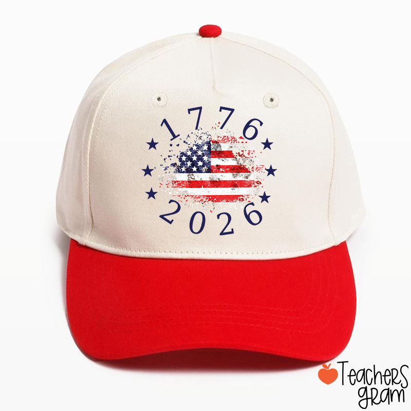 USA 250th Anniversary 1776-2026 Teacher Baseball Cap